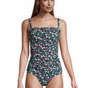 Lands End Bandeau Tankini Top